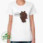 Женская футболка органик