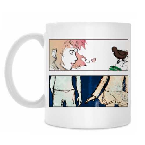 Кружка с принтом Birds