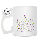 Кружка с футбольным мячиком