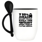 Кружка с ложкой