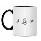 Кружка двухцветная