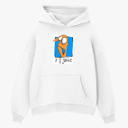 Толстовка худи оверсайз