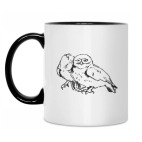 Кружка двухцветная