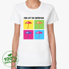 Женская футболка органик