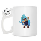 Кружка с футбольным мячиком