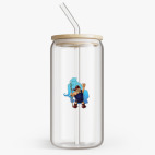 Банка с бамбуковой крышкой