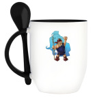 Кружка с ложкой