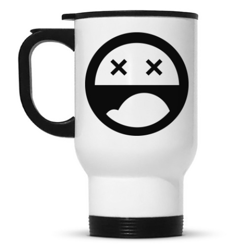 Кружка-термос с принтом Смайл