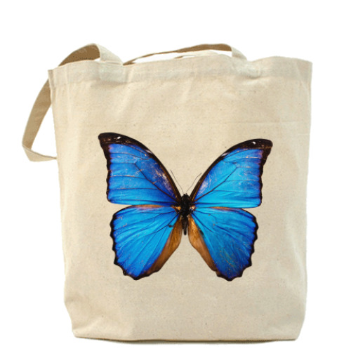 Сумка шоппер с принтом бабочка