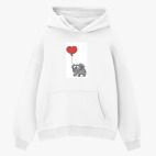 Толстовка худи оверсайз