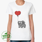 Женская футболка органик