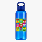 Прозрачная спортивная бутылка