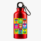 Металлическая бутылка 400 мл UV-DTF