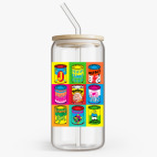 Банка с бамбуковой крышкой