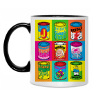 Кружка двухцветная