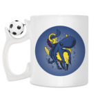 Кружка с футбольным мячиком