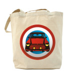 Холщовая сумка шоппер Автомобиль