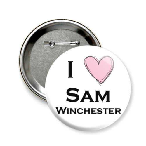 Значок 58мм sam winchester