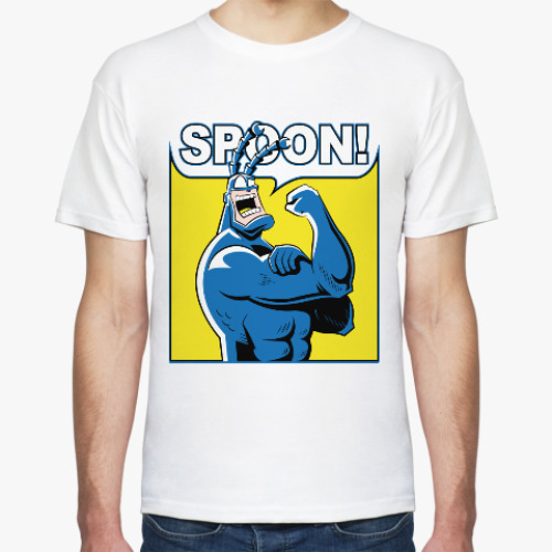 Футболка с принтом Тик-герой