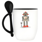 Кружка с ложкой