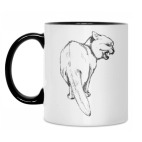 Кружка двухцветная