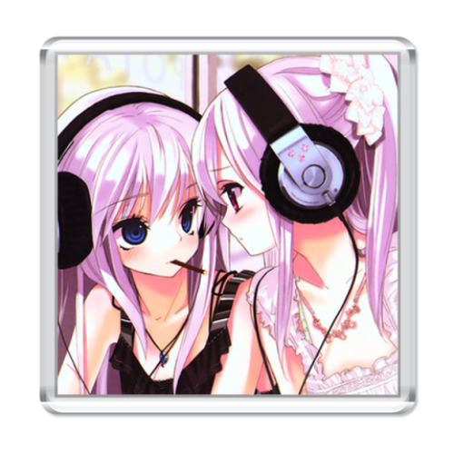 Магнит с принтом Аниме, манга, хентай