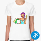 Женская спортивная футболка