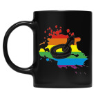 Кружка цветная UV-DTF