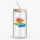 Банка с бамбуковой крышкой