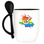 Кружка с ложкой