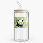 Банка с бамбуковой крышкой