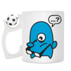 Кружка с футбольным мячиком