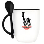 Кружка с ложкой