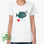 Женская футболка органик