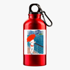 Металлическая бутылка 400 мл UV-DTF