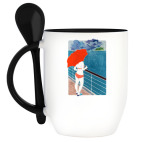 Кружка с ложкой