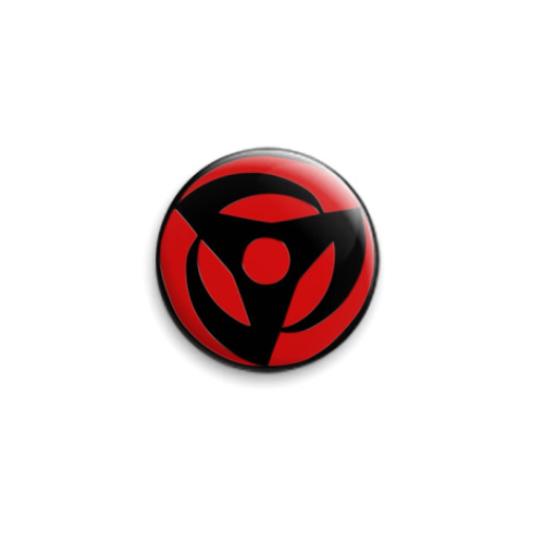 Значок 25мм с принтом  Шаринган