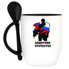 Кружка с ложкой