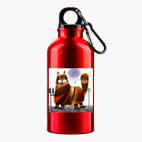 Металлическая бутылка 400 мл UV-DTF