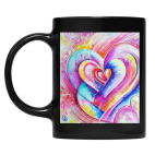 Кружка цветная UV-DTF