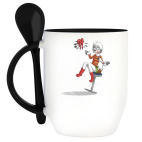 Кружка с ложкой