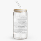 Банка с бамбуковой крышкой