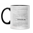 Кружка двухцветная