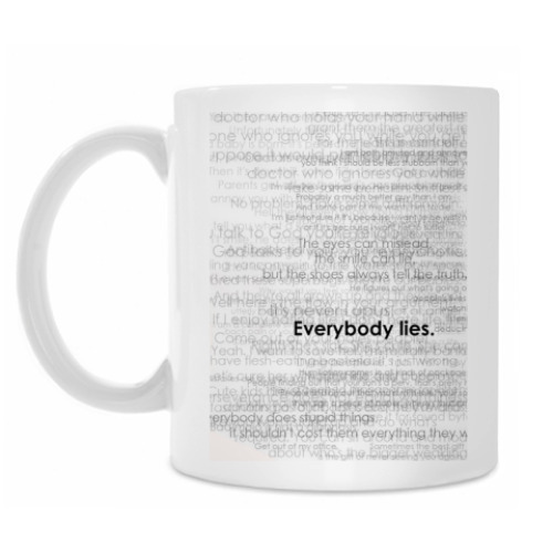 Кружка с принтом Dr.House