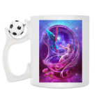 Кружка с футбольным мячиком