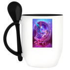 Кружка с ложкой