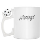 Кружка с футбольным мячиком