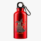 Металлическая бутылка 400 мл UV-DTF