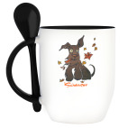 Кружка с ложкой