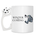 Кружка с футбольным мячиком